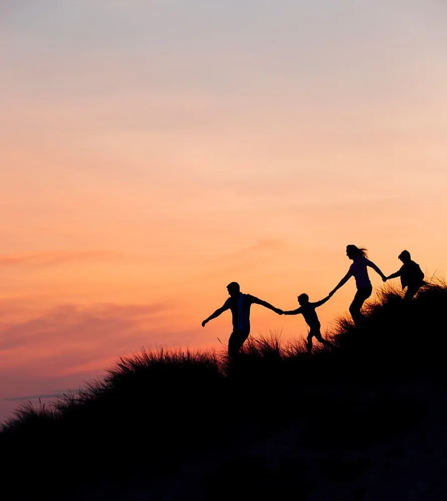 Famille en voyage